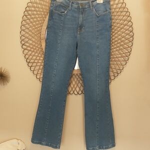 Kensie Jeans Vintage Luxe High Rise Flare Size 8/29 Medium Wash